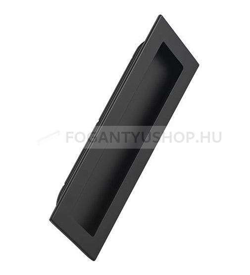 FURNIPART Bútorfogantyú - INN 50X160 Festett - 1 furatos - Festett fekete BlackL - Zamak fém ötvözet - Bútorajtó felületébe marható, süllyeszthető fém fogantyú