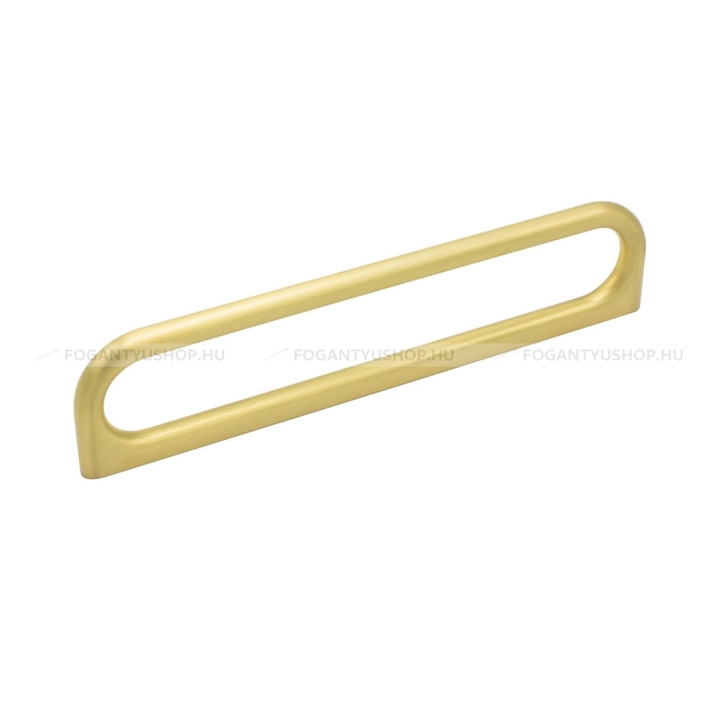FURNIPART Bútor fogantyú - LUCK HANDLE 160 - furattáv 160 mm - Csiszolt arany 33 - Zamak fém ötvözet - Egy méretben gyártott színes fém bútorfogantyú