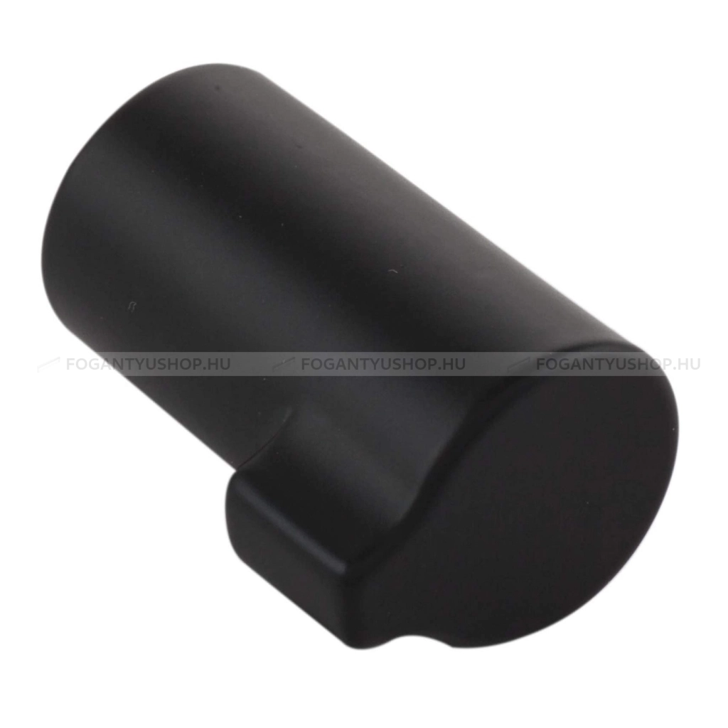 FURNIPART Gomb fogantyú - SCOPE KNOB Festett - 1 furatos - Fekete 9005 - Zamak fém ötvözet - Színes fém gombfogantyú, bútorgomb