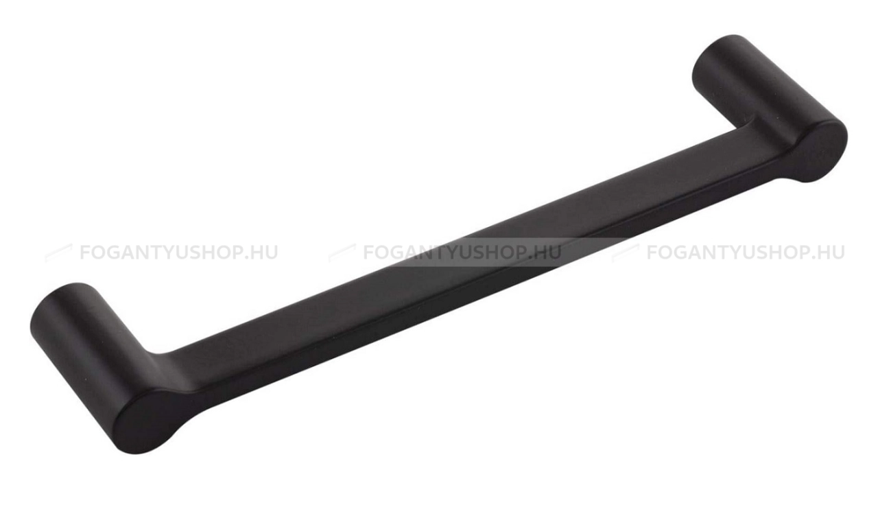 FURNIPART Bútor fogantyú - SCOPE 160 Festett - furattáv 160 mm - Fekete 9005 - Zamak fém ötvözet - Egy méretben gyártott színes fém bútorfogantyú