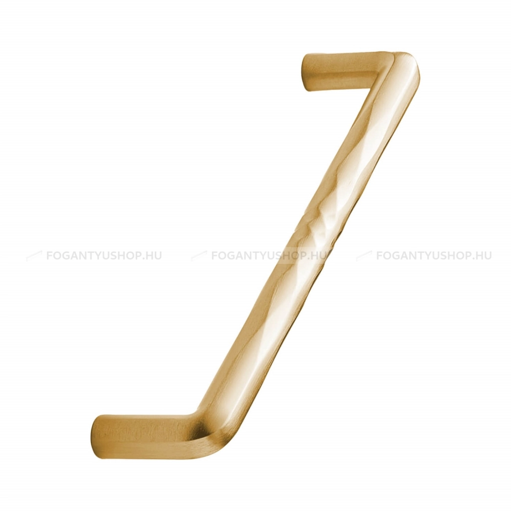 FURNIPART Bútorfogantyú - SHUFFLE 160 - furattáv 160 mm - Csiszolt arany 33 - Zamak fém ötvözet - Egy méretben gyártott színes fém bútorfogantyú