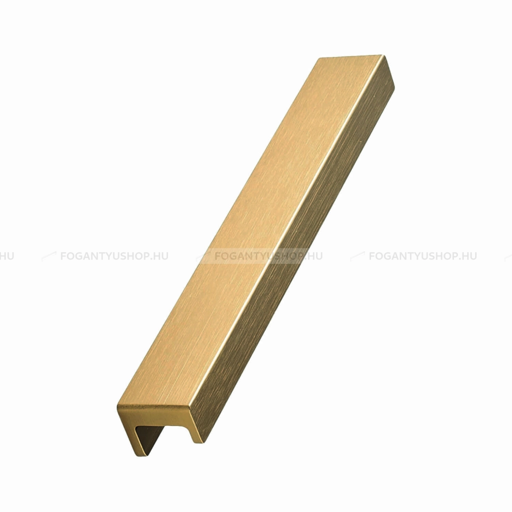 FURNIPART Bútor fogantyú - STATION HANDLE II. - Csiszolt sárgaréz 31 - ABS műanyag - Több méretben gyártott színes fém bútorfogantyú