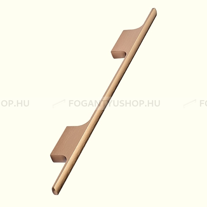 FURNIPART Bútor fogantyú - TAU HANDLE 160 II. - furattáv 160 mm - Csiszolt sárgaréz 31 - Alumínium - Egy méretben gyártott színes fém bútorfogantyú