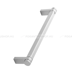 FURNIPART Bútor fogantyú TORCH - 160 mm - Ezüst inox (szálcsiszolt) - Zamak fém ötvözet