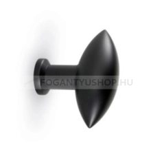 FURNIPART Bútor fogantyú ZEPPELIN - 1 furatos - Festett fekete - Zamak fém ötvözet
