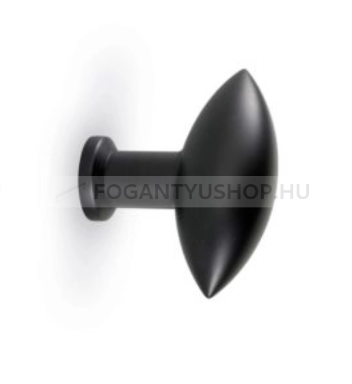 FURNIPART Fogantyú - ZEPPELIN Festett - 1 furatos - Fekete matt 99/OR - Zamak fém ötvözet - Egy méretben gyártott színes fém bútorfogantyú