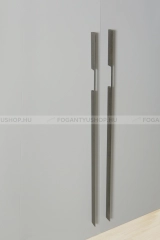 VIEFE Fogantyú Fogantyú PEAK LONG - Szálcsiszolt nikkel - Alumínium - Több méretben gyártott fém bútorfogantyú -  - Alumínium