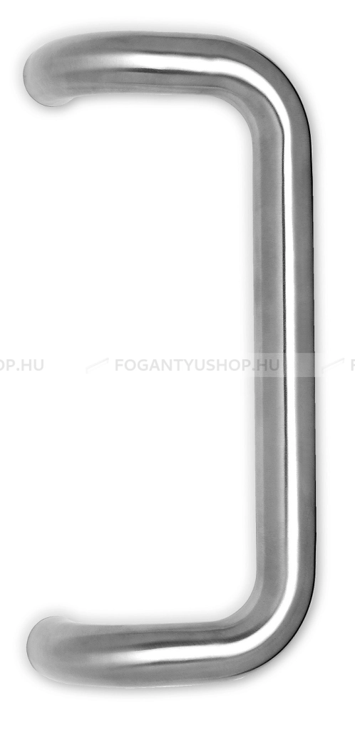 MAESTRO Tolópajzs (09050) hengeres (1db) 300 - Szálcsiszolt inox  - Ajtóhúzó, tolópajzs fa-fém ajtóhoz, kapuhoz