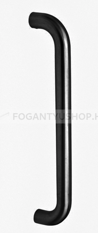 MAESTRO-Tolopajzs-09010-U-forma-D30mm---Festett-fekete---Egyoldalas-ajtohuzo-fa-ajtohoz
