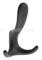 GTV Fogas CORDOBA - 16 mm - Festett fekete - Zink fém ötvözet - Kombinált, kalaptartós fogas