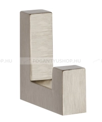 GTV Fogas Fogas K2201 - 16 mm - Szálcsiszolt inox - Zamak fém ötvözet - Egy akasztós fogas - 16 mm -  - Zamak fém ötvözet