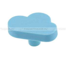 GTV Gyerek fogantyú felhő Gyerek fogantyú felhő - 1 furatos - UM-CLOUD-NB - Barbi kék - Gumi - Színes gyerekbútor fogantyú - 1 furatos -  - Gumi