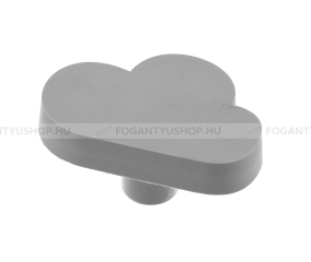 GTV Gyerek fogantyú felhő Gyerek fogantyú felhő - 1 furatos - UM-CLOUD-SZ - Szürke - Gumi - Színes gyerekbútor fogantyú - 1 furatos - Szürke - Gumi