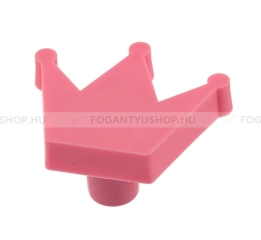 GTV Gyerek fogantyú korona, hercegnő Gyerek fogantyú korona, hercegnő - 1 furatos - UM-CROWN-RZ - Rózsaszín - Gumi - Színes gyerekbútor f - 1 furatos - Gumi
