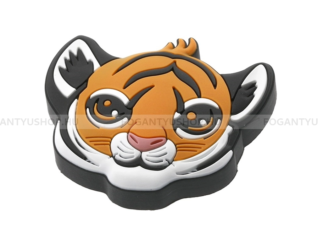 GTV Gyerek fogantyú tigris - 1 furatos - UM-KID-I-002 - Gumi - Mesefigurás, állatos gyerekbútor fogantyú