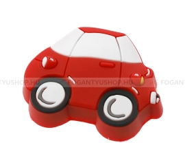 GTV Gyerek fogantyú AUTÓ Gyerek fogantyú AUTÓ - 1 furatos - UM-KID-D-001 - Piros - Gumi - Színes gyerekbútor fogantyú - 1 furatos -  - Gumi