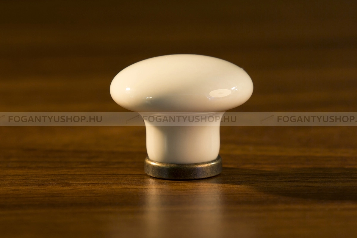 GIUSTI-Fogantyu---FG.P040100D1G---Antik-patina-barna---Porcelan-porcelannal-kombinalt-antikolt-fem-gombfogantyu