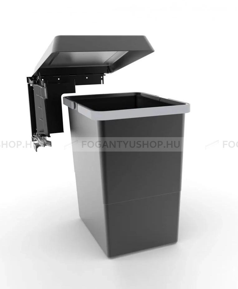 ELLETIPI PBN asg34 Ligne Swing 2.0 Poubelle Automatique de Porte en Plastique Grande Capacité 18