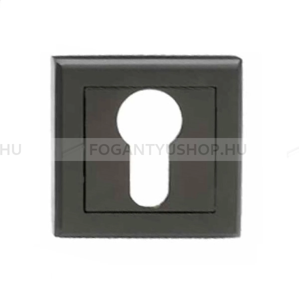 BUSSARE-CLASSIC---Cilinder-zarbetetes-rozetta-(PZ-rozetta)---Matt-fekete-(Aluminium)