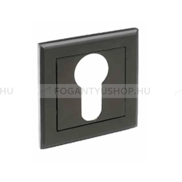 BUSSARE-CLASSIC---Cilinder-zarbetetes-rozetta-(PZ-rozetta)---Matt-fekete-(Aluminium)