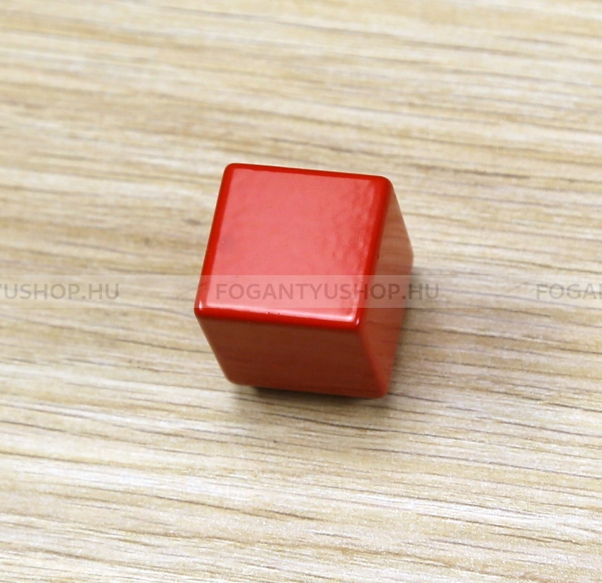 SCHWINN Fogantyú - 2810 - Piros - Színes fém gombfogantyú, bútorgomb