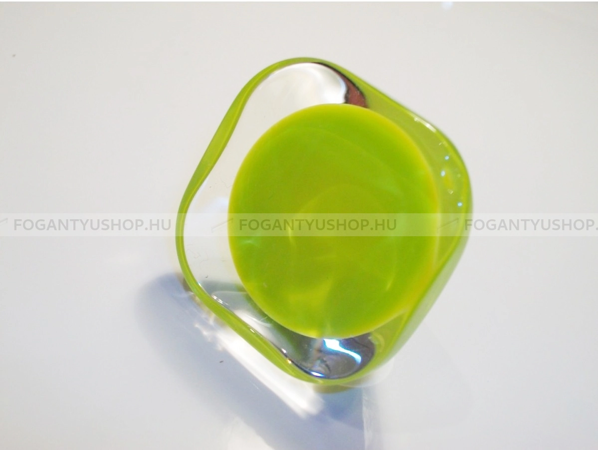VIEFE-Fogantyu-PROST---Fenyes-krom---Lime---Muanyaggal-kombinalt-fem-gombfogantyu-butorgomb---KIFUTo