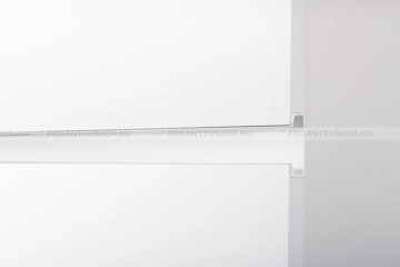 VIEFE Fogantyú Fogantyú JEY2 - Festett fehér - Alumínium - Darabolható fém bútorfogantyú (fogantyú profil) - 0 mm - Festett fehér - Alumínium