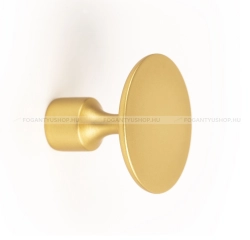 VIEFE Gomb fogantyú Gomb fogantyú FLOID - 1 furatos - Szálcsiszolt arany - Zamak fém ötvözet - Színes fém gombfogantyú,  - 1 furatos -  - Zamak fém ötvözet