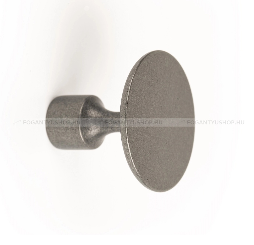 VIEFE Gomb fogantyú - FLOID - 1 furatos - Ónszürke Z610 - Zamak fém ötvözet - Színes fém gombfogantyú, bútorgomb