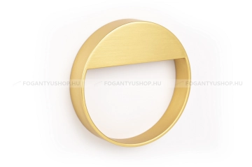 VIEFE Bútor fogantyú BAU - 64 mm - Szálcsiszolt arany - Zamak fém ötvözet