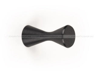 VIEFE Gomb fogantyú Gomb fogantyú DIABOLO - 1 furatos - Fekete szálcsiszolt - Alumínium - Színes fém gombfogantyú, bútor - 1 furatos -  - Alumínium