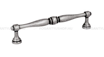 GIUSTI Bútor fogantyú - 96 mm - WMN61909600E8 - Antik ezüst - Zamak fém ötvözet
