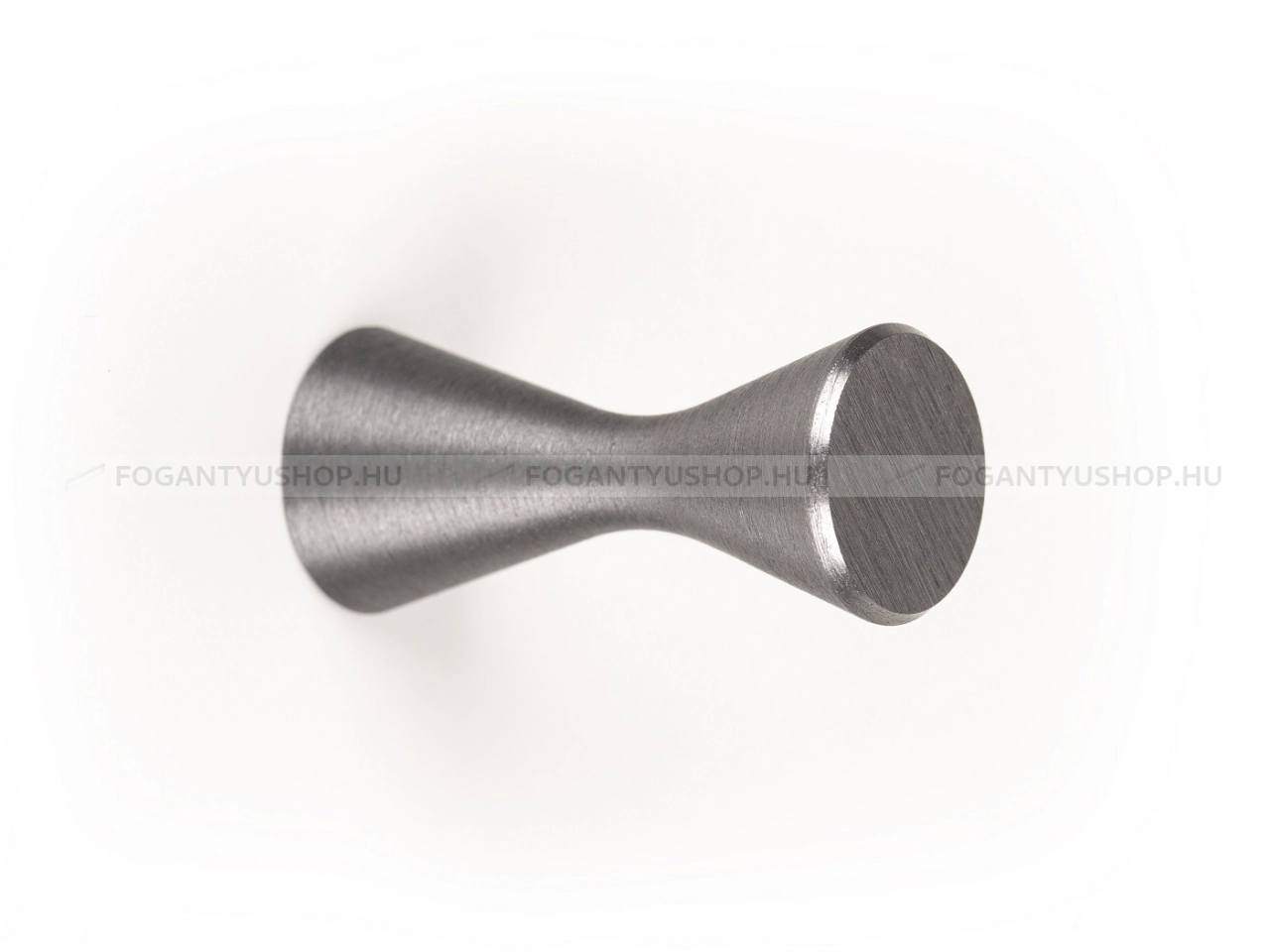 VIEFE Bútorgomb - DIABOLO - 1 furatos - Csiszolt szürke L31 - ABS műanyag - Színes fém gombfogantyú, bútorgomb