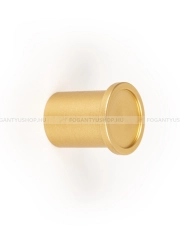 VIEFE Gomb fogantyú Gomb fogantyú ROUND - 1 furatos - Szálcsiszolt sárgaréz II. - Alumínium - Színes fém gombfogantyú, b - 1 furatos -  - Alumínium