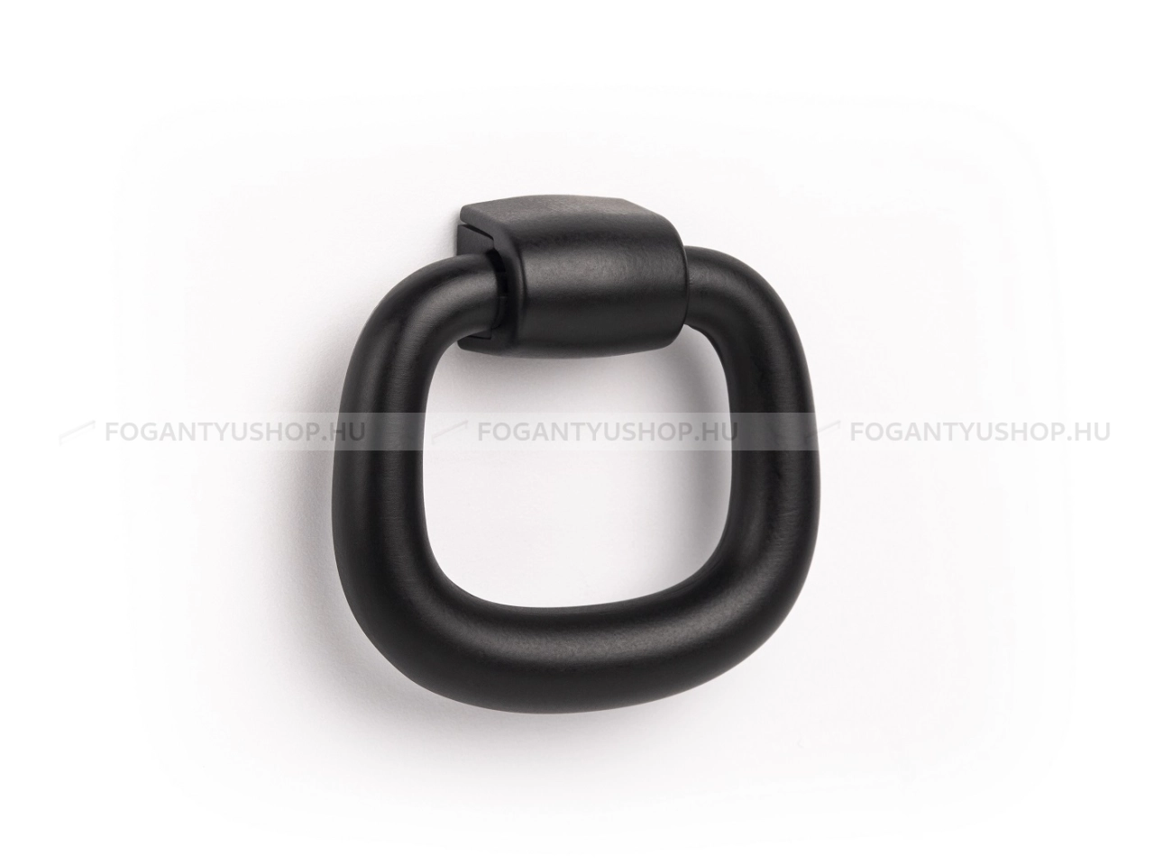 VIEFE Bútor fogantyú - PENDANT KNOB Festett - 1 furatos - Matt fekete ZM2 - Zamak fém ötvözet - Egy méretben gyártott színes fém bútorfogantyú