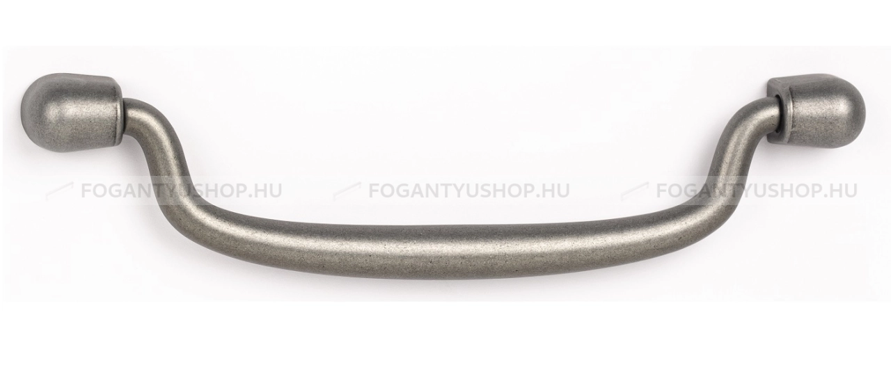 VIEFE Bútorfogantyú - PENDANT 128 Ólom Z610 - furattáv 128 mm - Ónszürke Z610 - Zamak fém ötvözet - Egy méretben gyártott színes fém bútorfogantyú