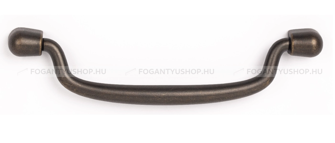 VIEFE Bútor fogantyú - PENDANT 128 - furattáv 128 mm - Antik sárgaréz Z614 - Zamak fém ötvözet - Klasszikus, vintage, antik fém bútorfogantyú