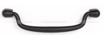 VIEFE Fogantyú Fogantyú PENDANT - 128 mm - Festett fekete - Zamak fém ötvözet - Egy méretben gyártott színes fém bú - 128 mm -  - Zamak fém ötvözet