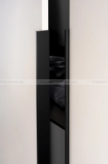 VIEFE Bútor fogantyú Bútor fogantyú WAY - Festett fekete - Alumínium - Bútorajtó élére ültethető színes fém fogantyú -  - Alumínium