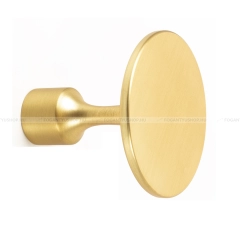 VIEFE Fogas Fogas FLOID - 1 furatos - Szálcsiszolt arany - Zamak fém ötvözet - Egy akasztós fogas - 1 furatos -  - Zamak fém ötvözet