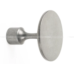 VIEFE Fogas Fogas FLOID - 1 furatos - Koptatott világos grafit - Zamak fém ötvözet - Egy akasztós fogas - 1 furatos -  - Zamak fém ötvözet