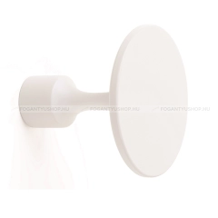 VIEFE Fogas Fogas FLOID - 1 furatos - Festett fehér - Zamak fém ötvözet - Egy akasztós fogas - 1 furatos -  - Zamak fém ötvözet