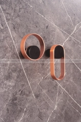 VIEFE Fogas Fogas ORBIT - Festett fekete - Szálcsiszolt vörösréz - Zamak fém ötvözet - Egy akasztós fogas -  - Zamak fém ötvözet