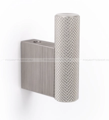 VIEFE Fogas Fogas GRAF - 1 furatos - Ezüst inox (szálcsiszolt) - Alumínium - Egy akasztós fogas - 1 furatos -  - Alumínium