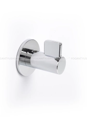 VIEFE Fogas Fogas FIN - 1 furatos - Fényes króm - Zamak fém ötvözet - Egy akasztós fogas - 1 furatos -  - Zamak fém ötvözet