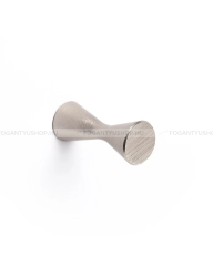 VIEFE Fogas Fogas DIABOLO - 1 furatos - Ezüst inox (szálcsiszolt) - Alumínium - Egy akasztós fogas - 1 furatos -  - Alumínium