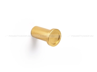 VIEFE Fogas Fogas ROUND - 1 furatos - Szálcsiszolt sárgaréz II. - Alumínium - Egy akasztós fogas - 1 furatos -  - Alumínium