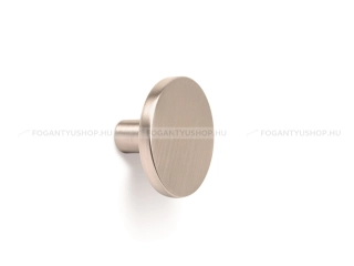 VIEFE Fogas Fogas COMO - 1 furatos - Szálcsiszolt nikkel - Zamak fém ötvözet - Egy akasztós fogas - 1 furatos -  - Zamak fém ötvözet