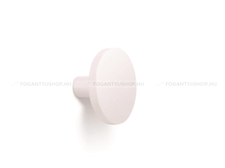 VIEFE Fogas Fogas COMO - 1 furatos - Festett fehér - Zamak fém ötvözet - Egy akasztós fogas - 1 furatos -  - Zamak fém ötvözet