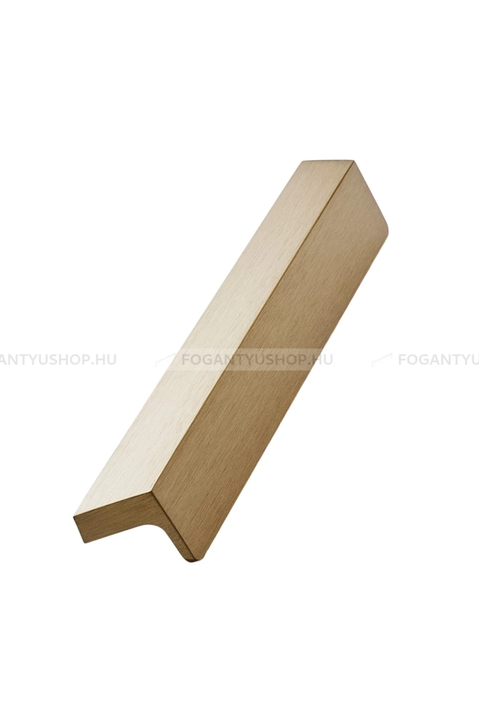FURNIPART Bútorfogantyú - ENVELOPE HANDLE 160 II. - furattáv 160 mm - Csiszolt sárgaréz 31 - ABS műanyag - Egy méretben gyártott színes fém bútorfogantyú